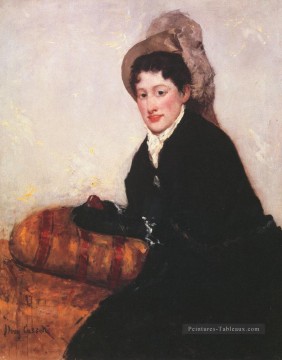 Mary Cassatt œuvres - Portrait d’une femme 1878 mères des enfants Mary Cassatt